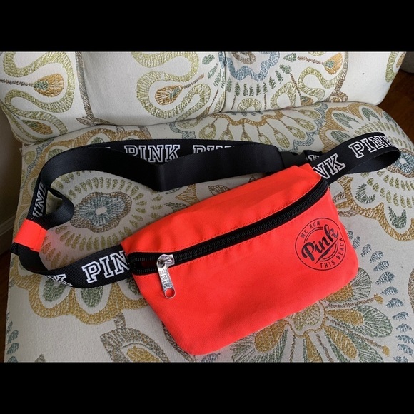 Victoria Secret Pink BeltBag Neon Adjustable Strap - Picture 1 of 3